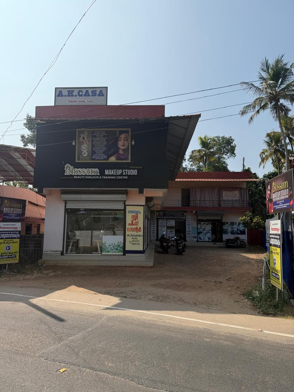 Blossom Makeup Studio Working Area in Kollam